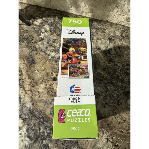 Ceaco 2017 Thomas Kinkade Disney's Mickey & Minnie 750 Jigsaw Puzzle *NEW*‎ - Picture 4 of 4
